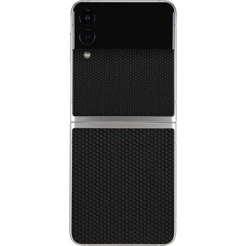 Specialty Vinyl Black Hex Texture Galaxy Z Flip4 5G Skin